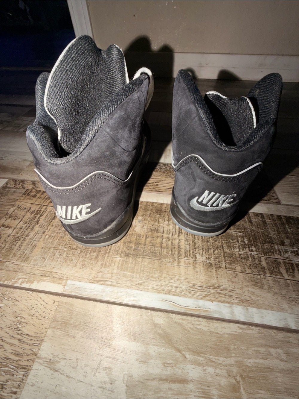 Jordan Kids Black, White, and Red Jumpman High-Top Sneakers - Picture 8 of 9
